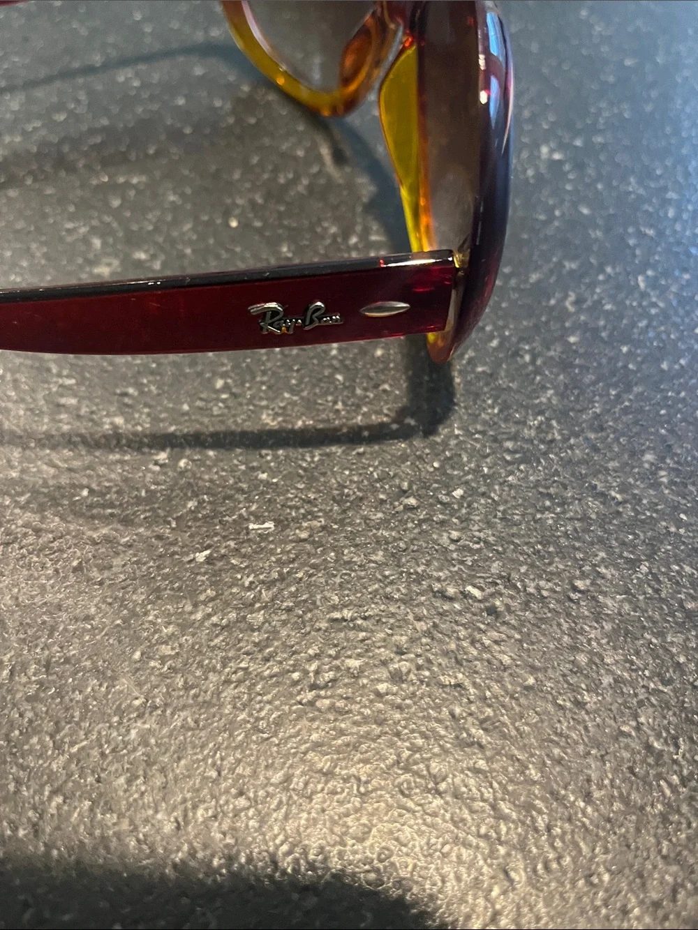 Ray-Ban Women’s Red Gradient Frame Jackie OHH II Sunglasses - Picture 7 of 9